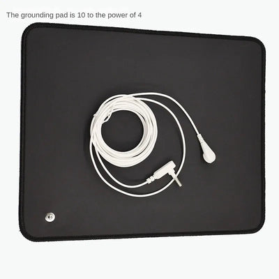Zen Rhyme Mouse Anti-Static Grounding Wire Yoga Mat Gym Meditation Fitness Workout Gymnastics 40x60CM Rubber Sole - Korvel