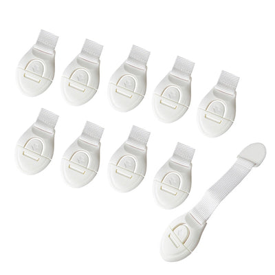 10Pcs/Lot Child Lock Protection Of Children Locking Doors For Children's Safety Kids Safety Plastic Protection Safety Lock - Korvel