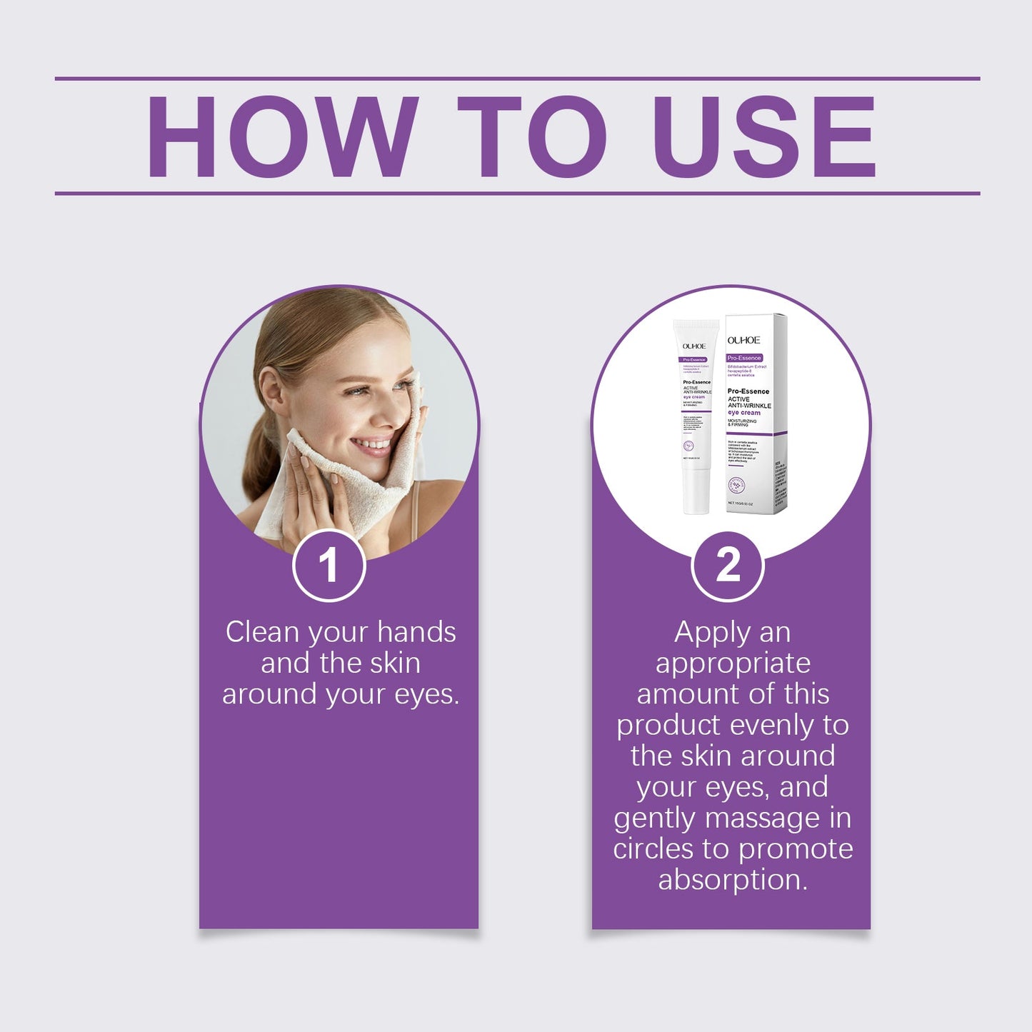 Firming Eye Cream, Lighten Fine Lines Hydrating Moisturizing Firming Skin Around The Eyes Moisturizing Massage Care Eye Cream - Korvel