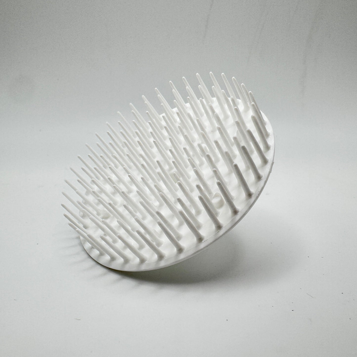 Brosse de Massage Balloid en Plastique pour Shampooing - Blanc