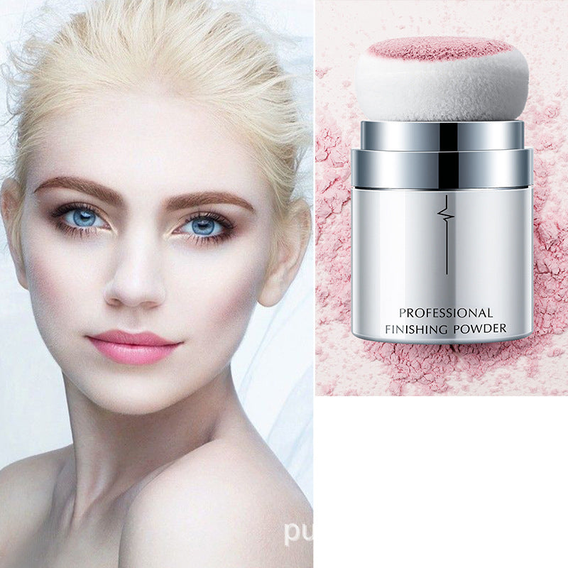 Pudaier Mushroom Head Loose Powder Soft Color Traceless Fixed Makeup Powder Brightens Skin Tone Invisible Pore Honey Powder - Korvel