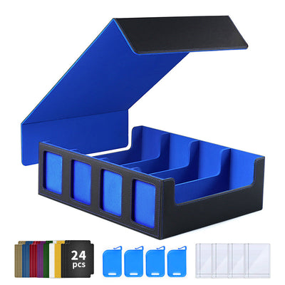 Large-capacity 3000+ Tabletop Game Card Storage Box - Yu-Gi-Oh! & Pokémon Flip-Top Card Case - Korvel