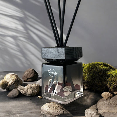 Capricorn Zodiac Crystal-Infused Reed Diffuser - Mountain Breeze Aroma