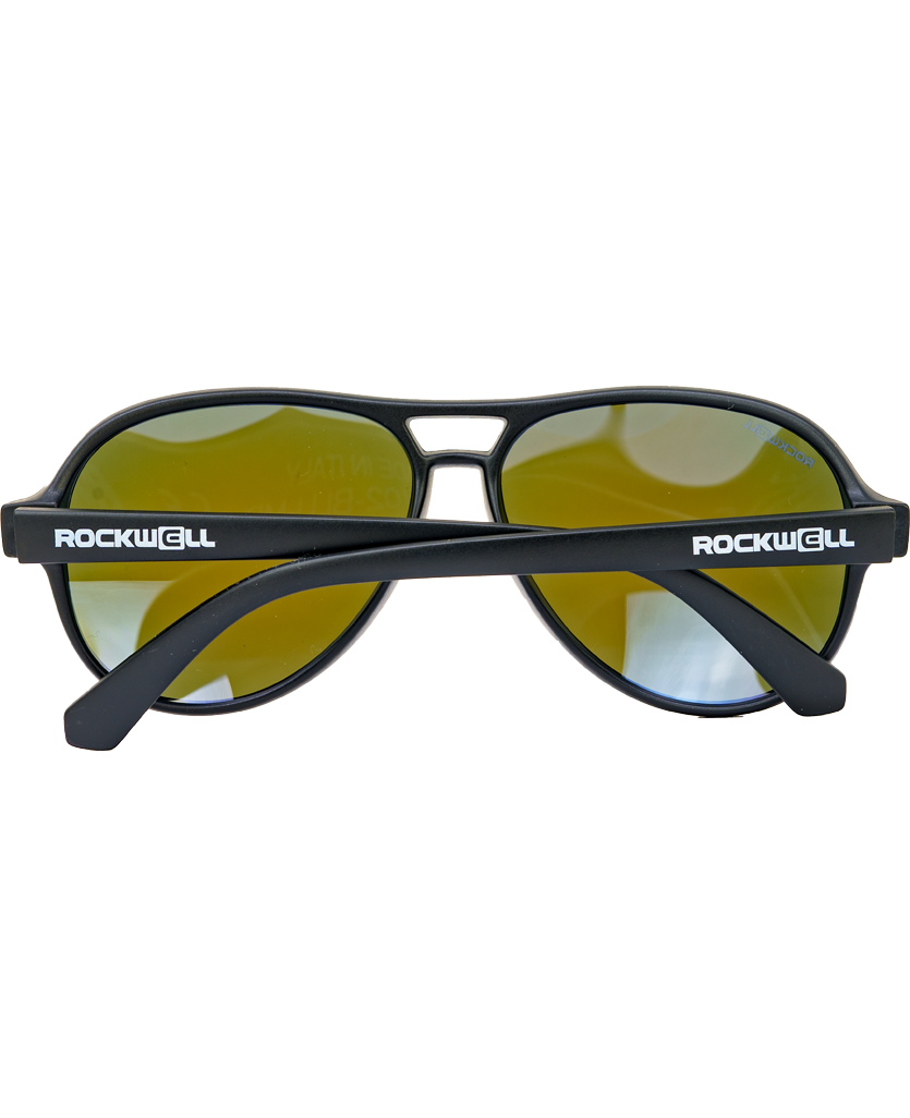 Lunettes de soleil Casino avec verres polarisés noir/bleu miroir