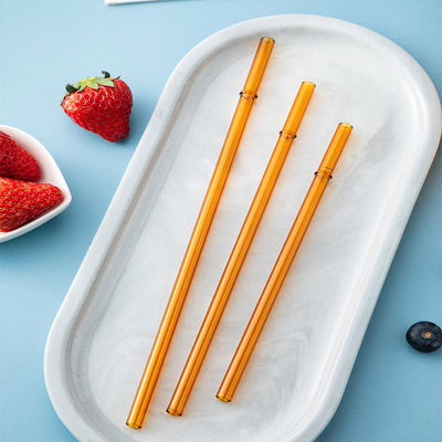 Eco-Friendly High Borosilicate Glass Straw - Customizable & Durable