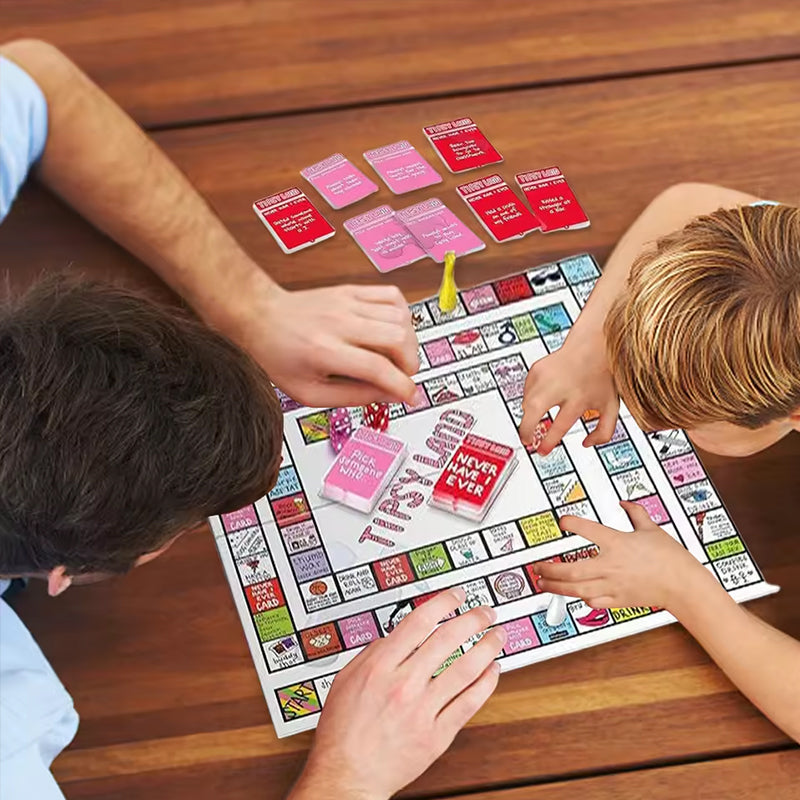 Tipsy Land Drinking Games: Interactive game for adult girls' nights, bachelorette & Halloween parties. For 2 - 8 players. - Korvel