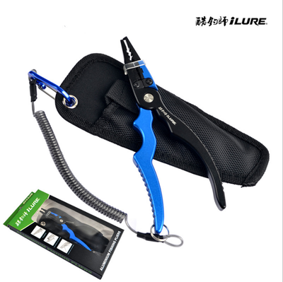 Alua aluminum alloy alua tongs / fishing tongs / fish control device / hook removal tongs with missing hand rope tongs - Korvel