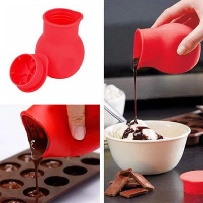 Olla de silicona para derretir chocolate para repostería