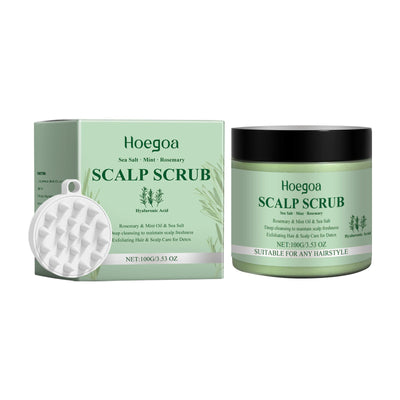 Rosemary Scalp Scrub, A Gentle, Cleansing, Moisturizing, Refreshing And Soothing Scalp Scrub - Korvel