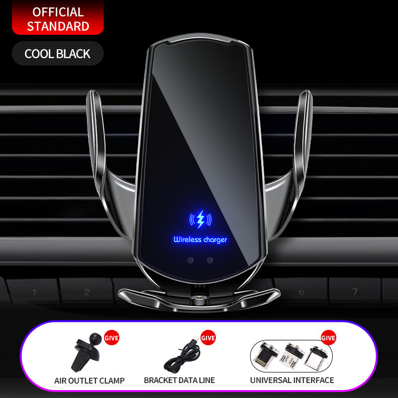 Q3 Wireless Charging Car Phone Holder - 15W Induction Stand