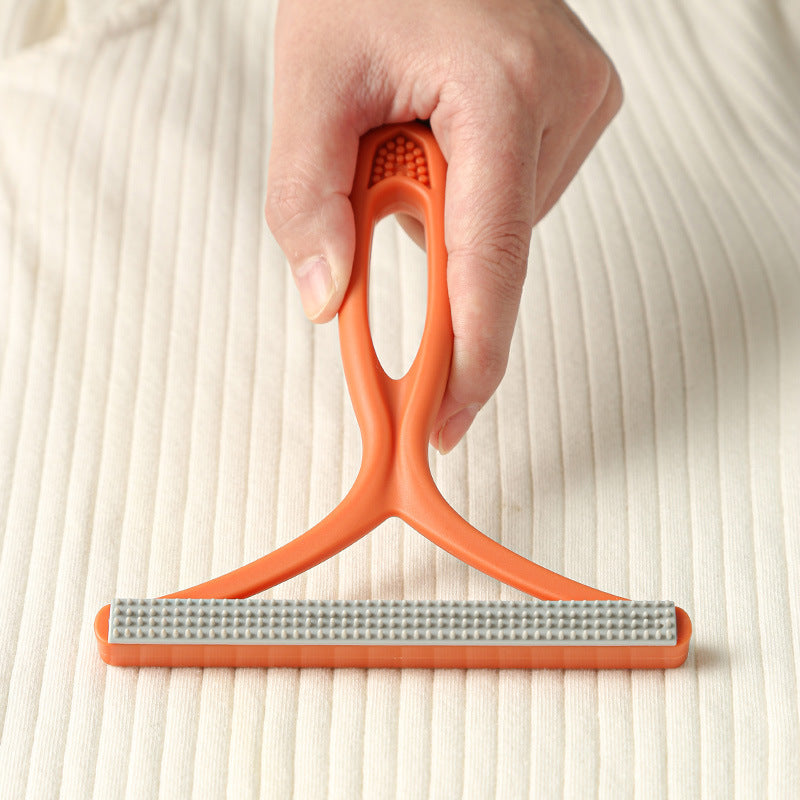 Hair Scraper Silicone Electrostatic Brush Household Sweater Hair Remover Cat Hair Remover Carpet Pet Clothing Hair Remover - Korvel