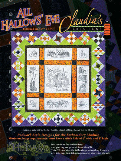 All Hallows Eve Machine Embroidery Design