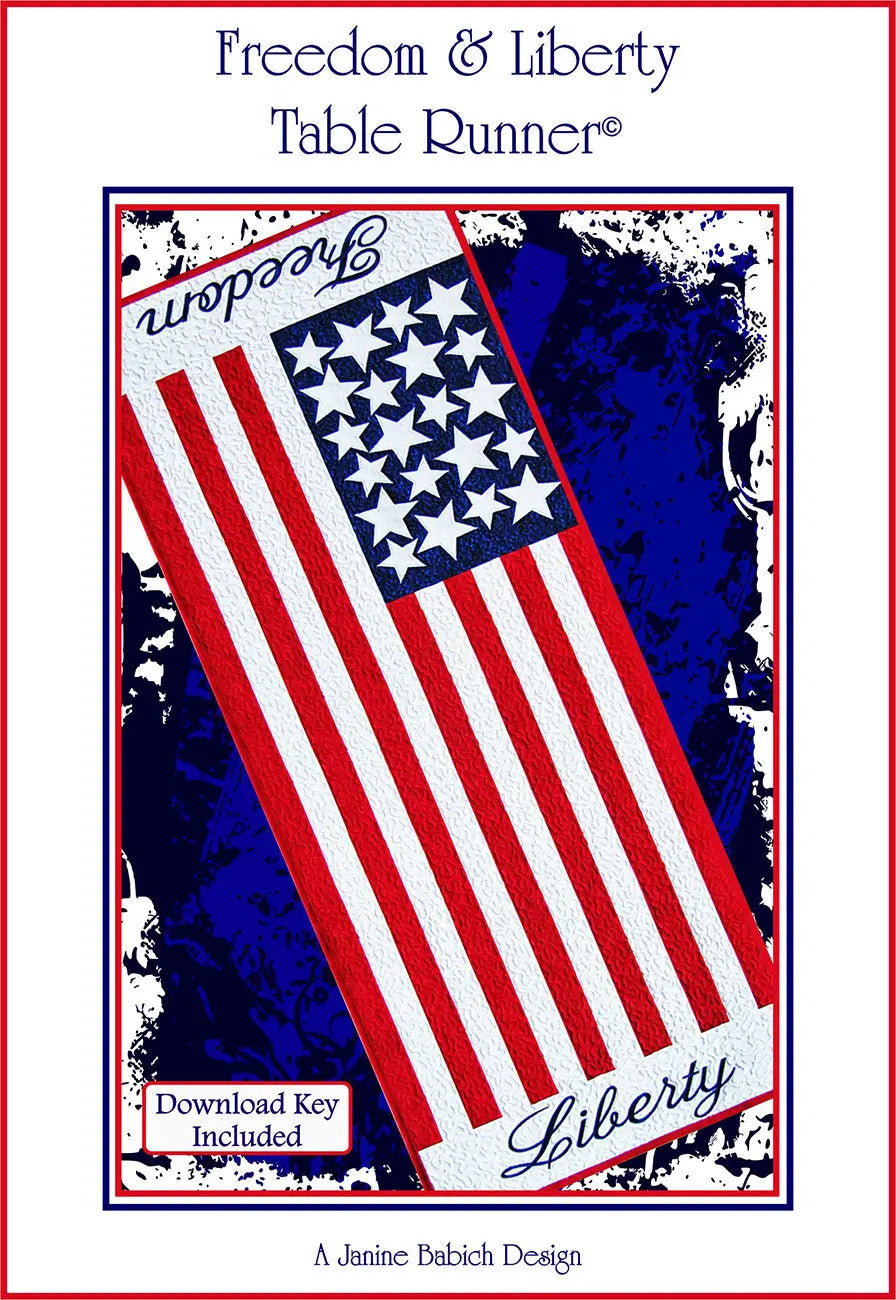 Nappe de table CD Freedom & Liberty - Broderie machine