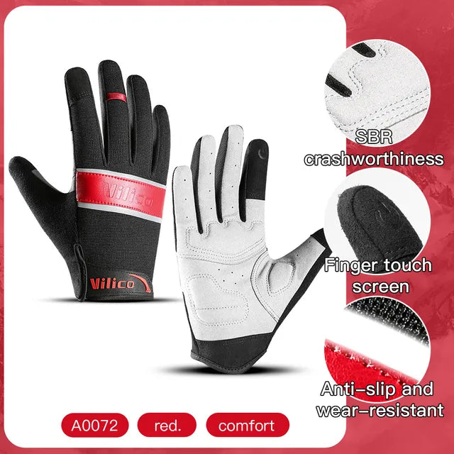 Premium Touchscreen Bicycle Gloves for Outdoor Riding