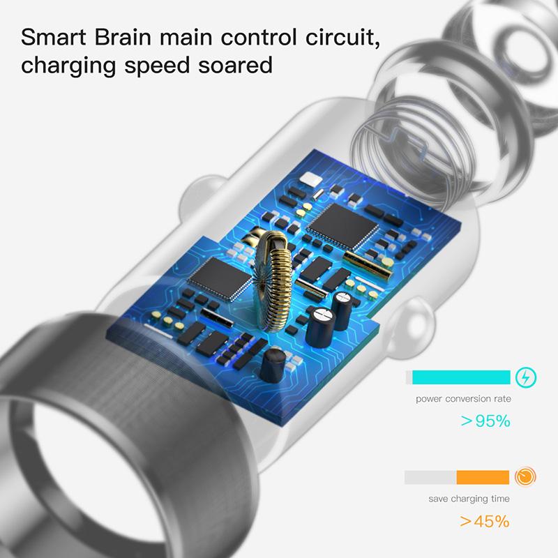 Baseus Dual USB Charge QC 3.0 Car Charger Fast Charging Universal 36W Car USB Charger - Korvel
