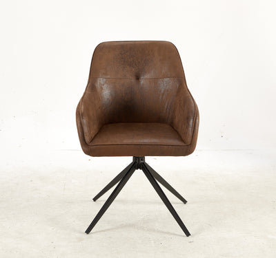 Modern chairs (2 sets) with soft iron leg cushions and comfortable backrest double layered chairs - Korvel