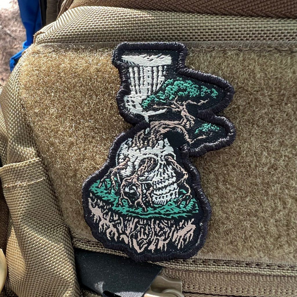 Parche de Velcro con Calavera de Bonsái