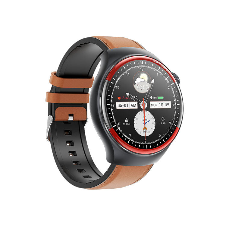 New T82 Bluetooth call 1.4AMOLDE HD non-invasive blood sugar monitoring NFC body temperature SOS heart rate - Korvel