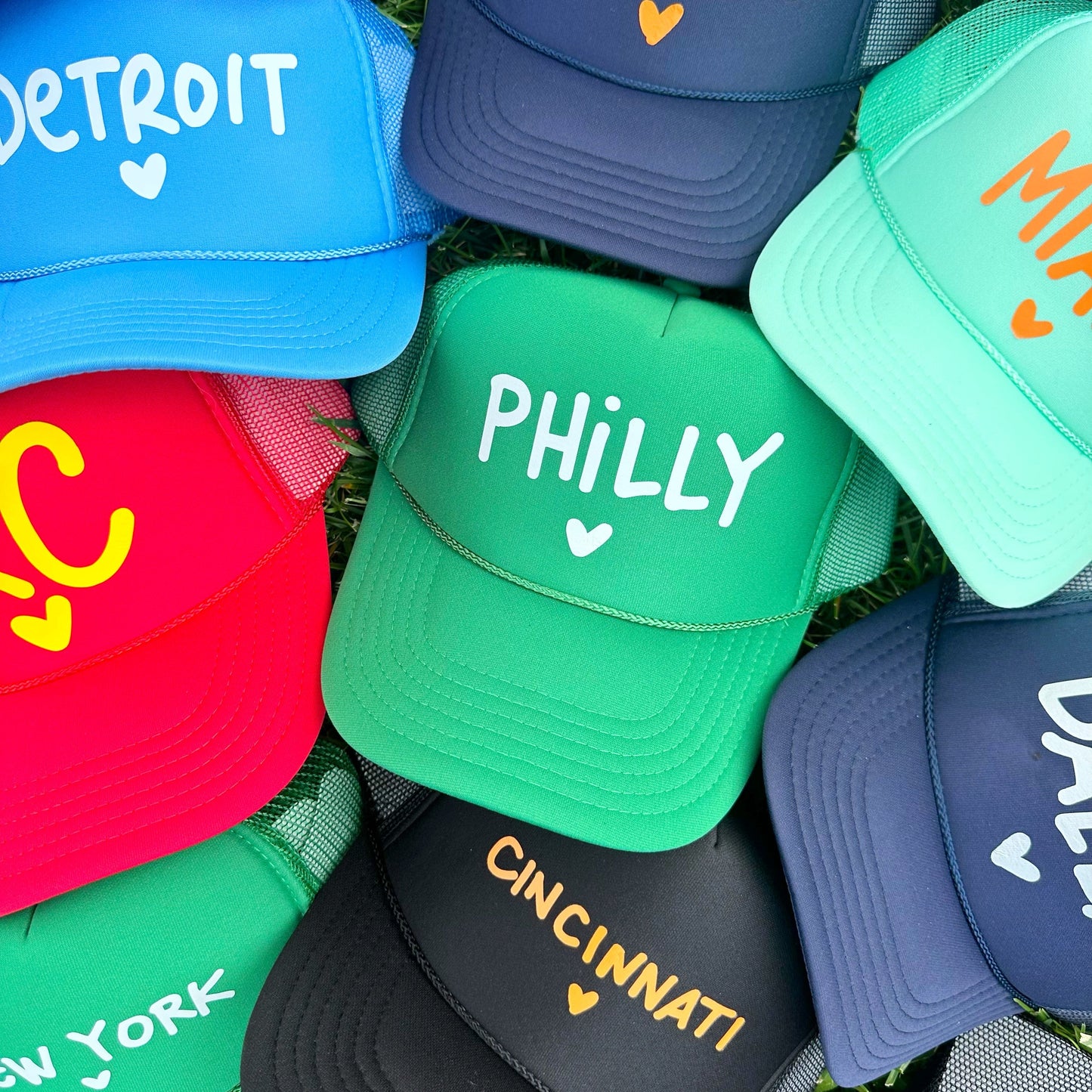 Gorra Trucker Impresa I Love Philly