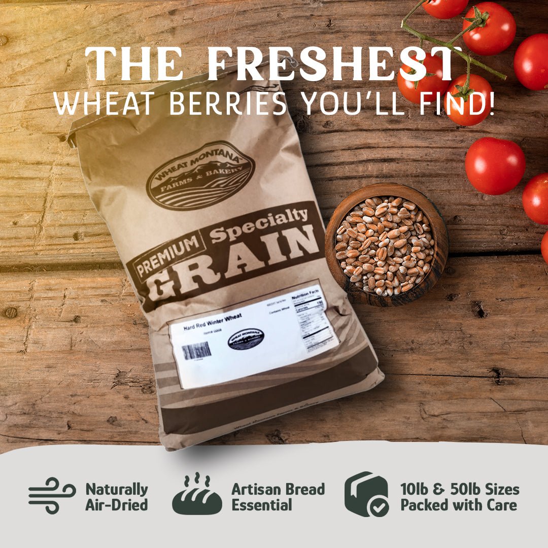 Bronze Chief Wheat Berries - Nutritious Red Grain for Baking - Korvel