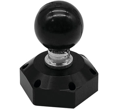 Cox Racing Group Steering Stem Nut with Ram Mount 19mm Black COX-25184