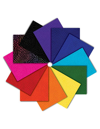 Paquete de Cuartos de Tela Arcoíris Twirl
