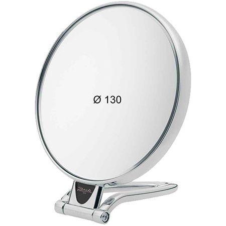 Janeke Silver Table Mirror with 3x Magnification - 13 cm