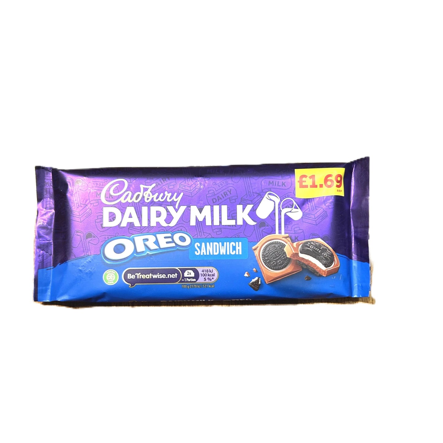 Cadbury Dairy Milk Oreo Sandwich Chocolate Bar