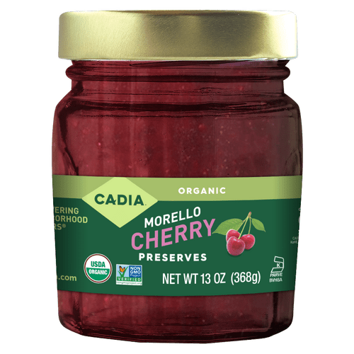Organic Morello Cherry Preserves by Cadia - Pure Delight - Korvel