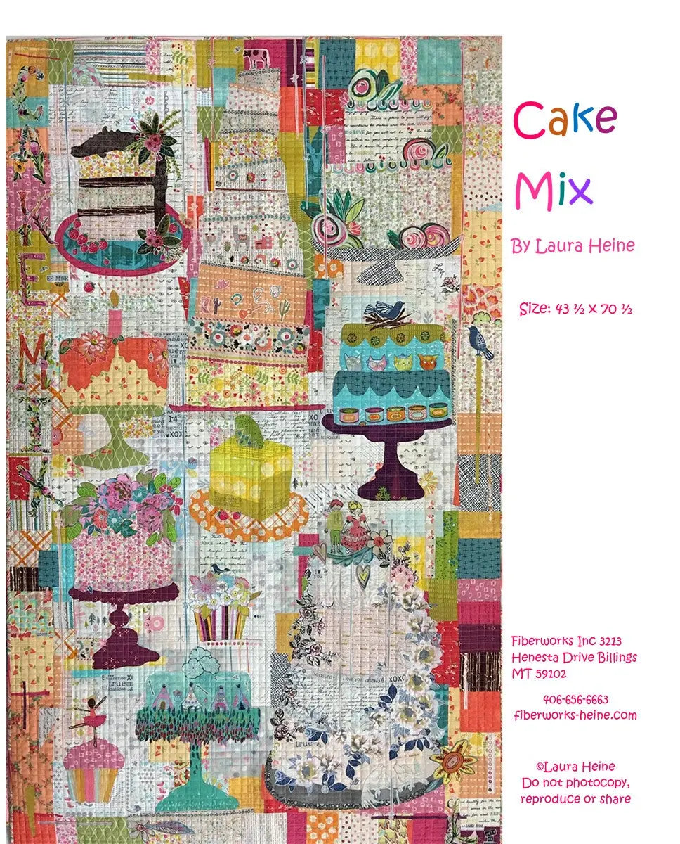 Cake Mix Collage Sewing Pattern