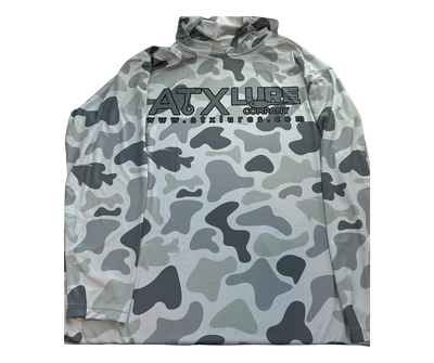 Camo Hooded Fishing Shirt – Lightweight UPF 50+ Sun Protection