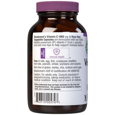 BlueBonnet Vitamine Plus Églantier C 1000 mg - 90 Capsules Végétales