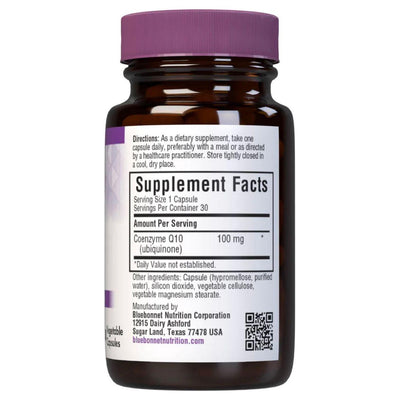 Bluebonnet CoQ10 100 mg Vegetarian Softgels - 30 Count