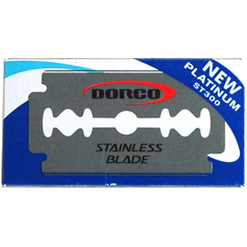 Dorco New Platinum ST300 Double Edge Razor Blades - 10 Pack