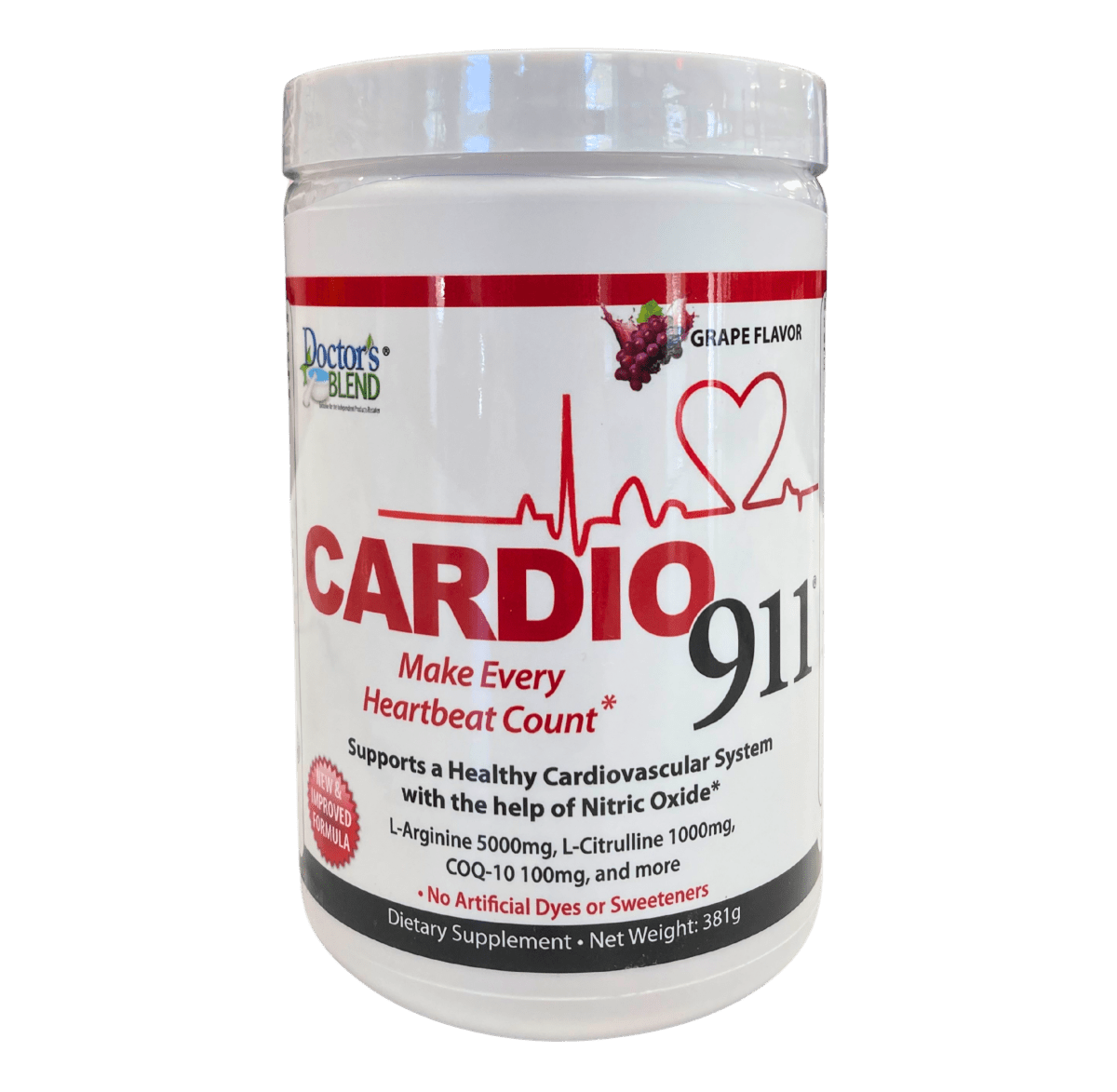 Mezcla de bebida suplementaria dietética Cardio 911