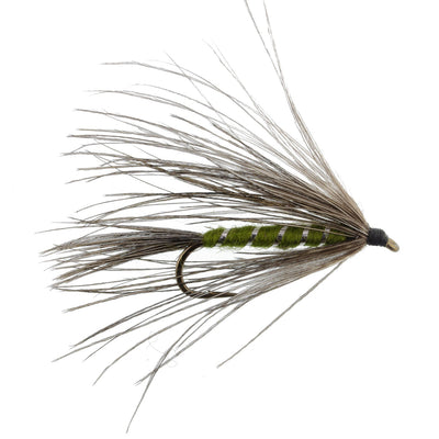 Paquete de 3 moscas húmedas Carey Special Soft Hackle Grouse y Olive - Anzuelo tamaño 10