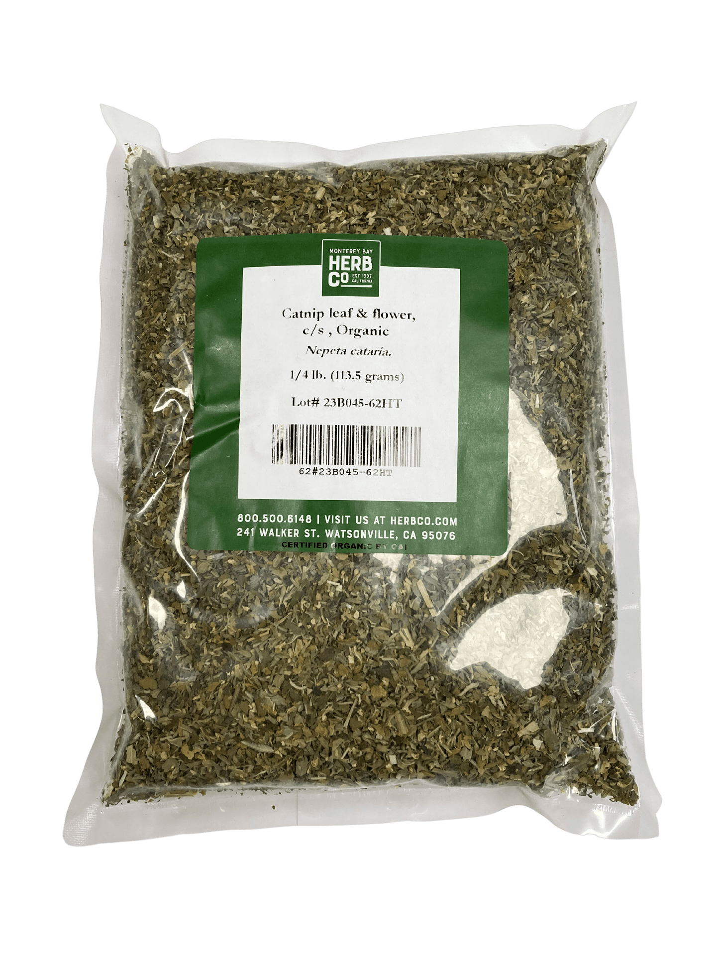 Organic Cut and Sifted Catnip Leaves & Flowers for Cats and Wellness - Korvel
