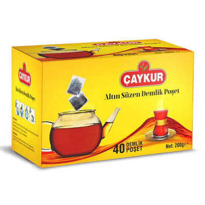 Caykur Demlik Poşet Black Tea – 40 Tea Bags (200g) - Korvel