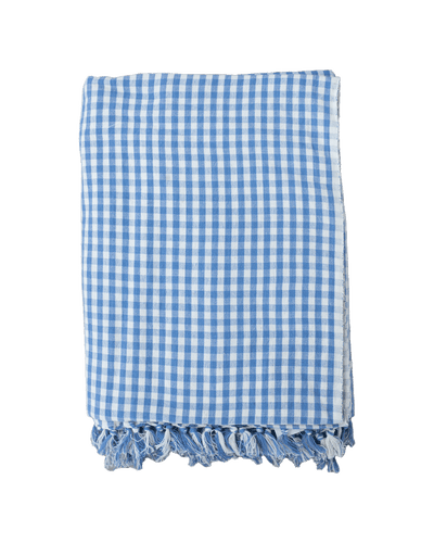 Organic Cotton Chambray Gingham Tablecloth - Korvel