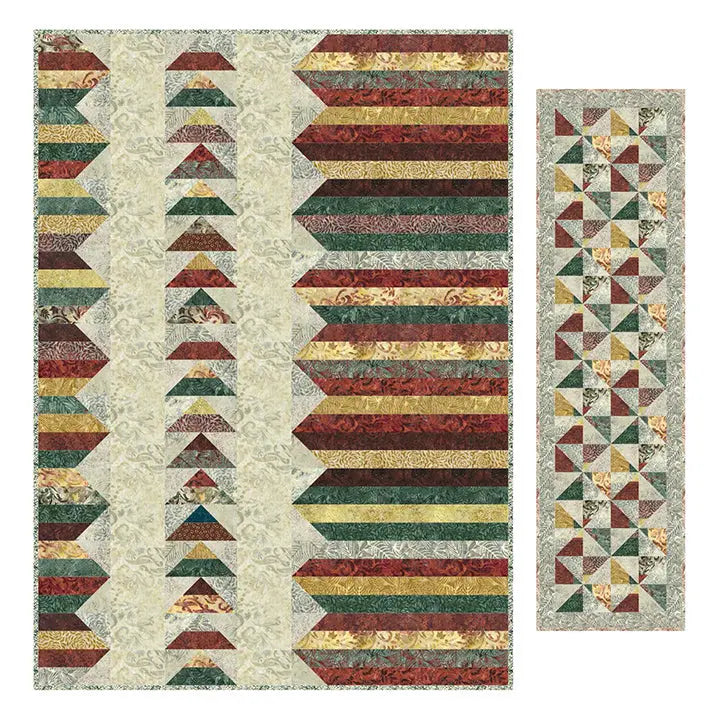 Patrón de Piecing Precuts Cambios en las Estaciones
