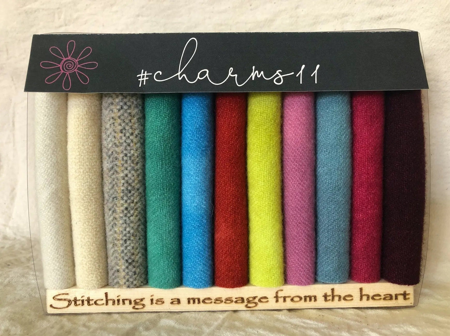 #Charms11 Modern Winter Christmas Wool Charms
