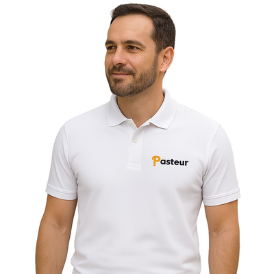 Camisa Polo Pasteur – Blanca