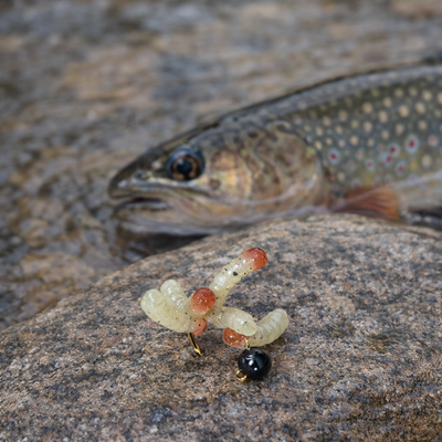 0.5" Floating Apple Maggot Bait (20 Pack) - Ultimate Micro Finesse - Korvel