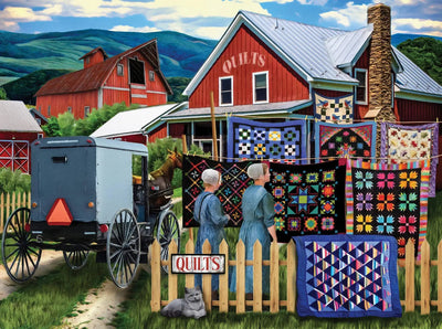 Checking on the Competition 1000-Piece Jigsaw Puzzle