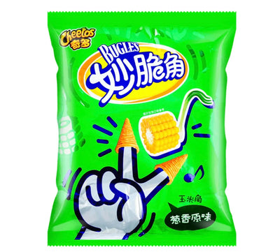 Cheetos Bugles Sabor Cebolla Verde - Snacks Únicos en Forma de Cono de Maíz
