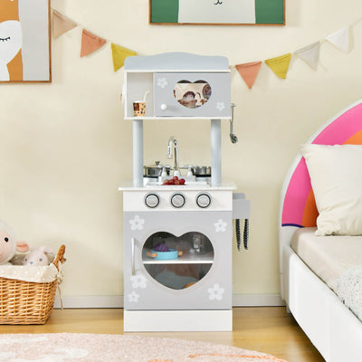 Chef Pretend Kitchen Playset with Oven and Sink for Toddlers