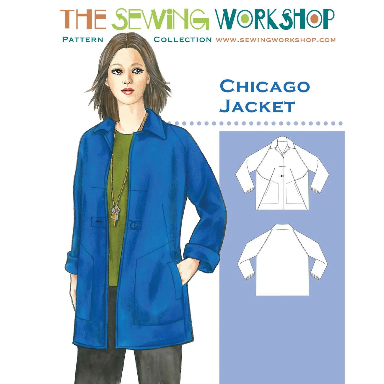 Patrón de costura para chaqueta Chicago