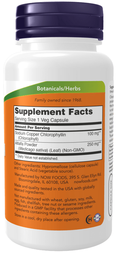 Premium Chlorophyll Extract 100 mg - Natural Detox Support - Korvel