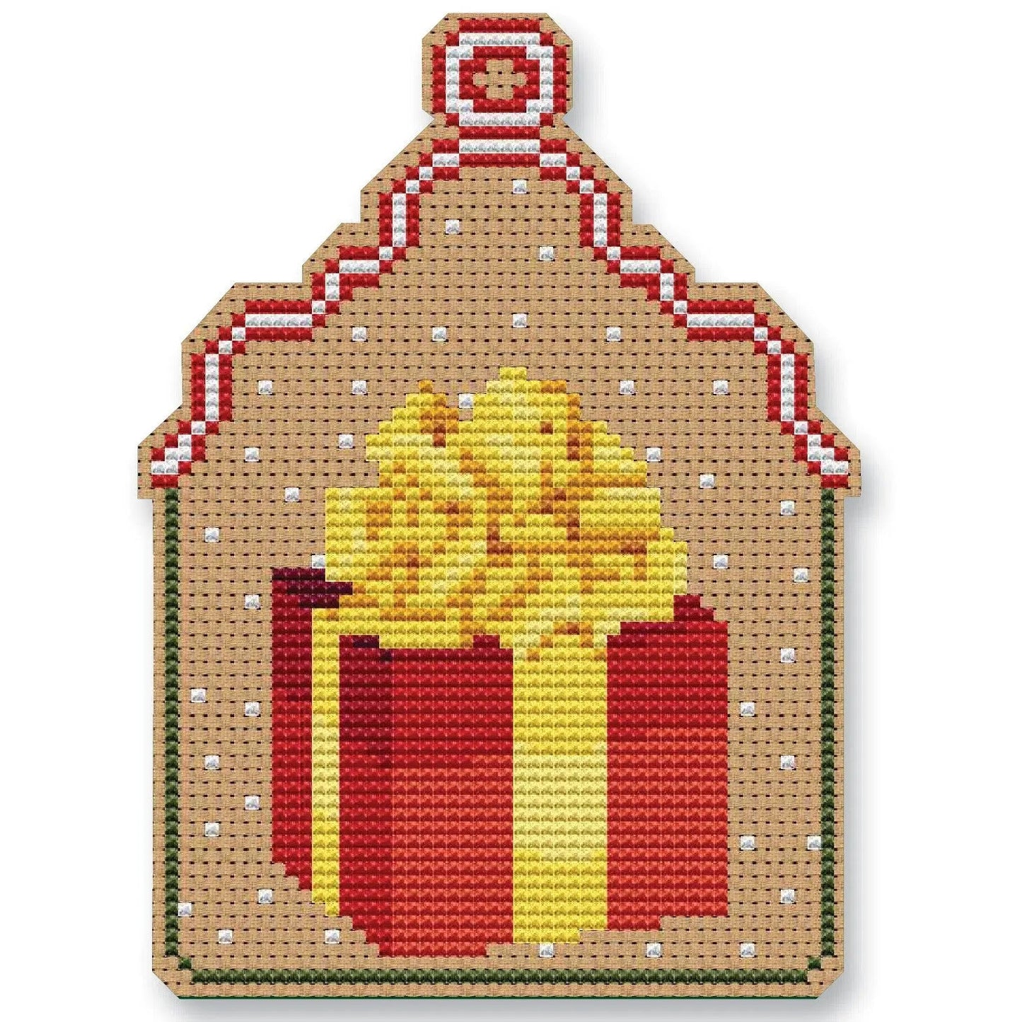 Kit de Bordado de Adorno Navideño Premium