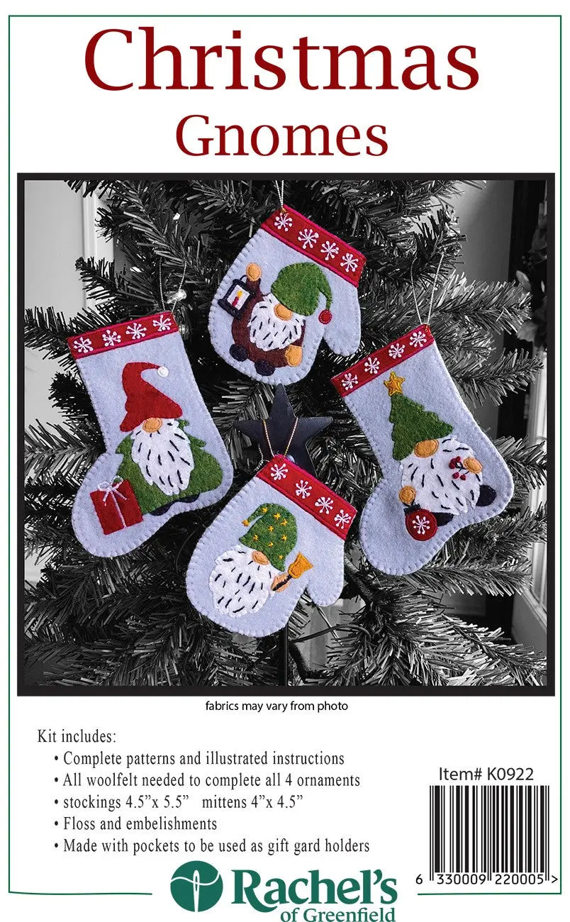 Kit de Manualidades de Gnomos Navideños